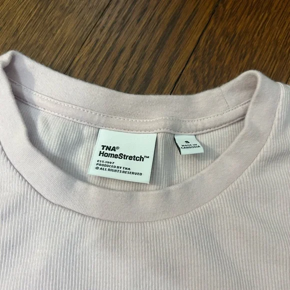 TNA homestretch pink lavender Tee - Picture 3 of 6